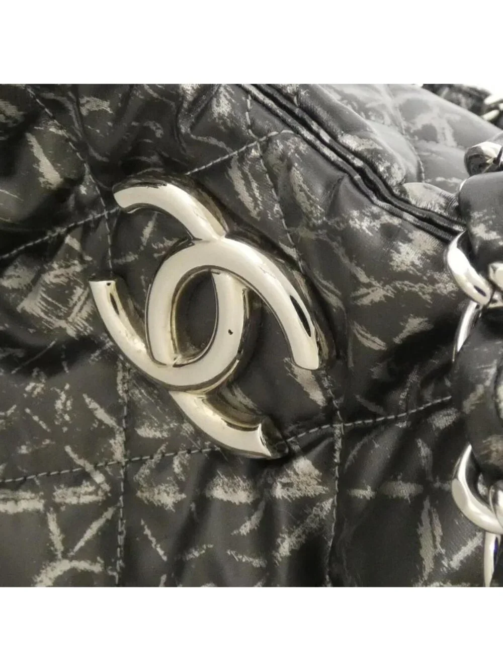 Chanel Bag Handbag Silver